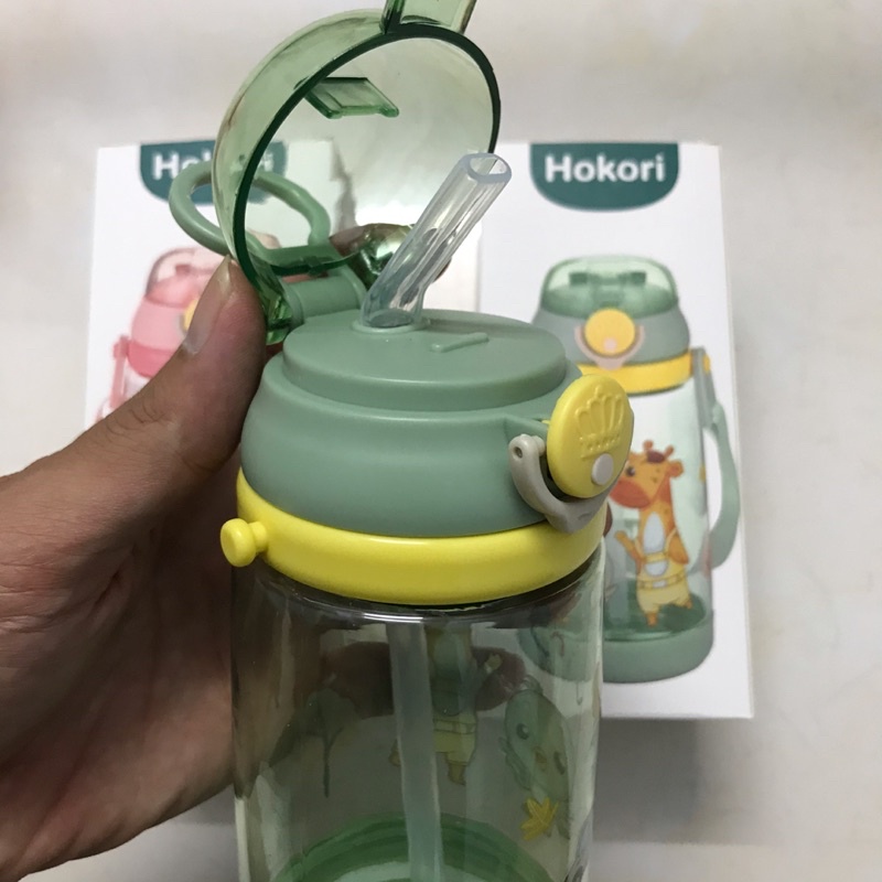 Bình Nước Hokori Nhựa Việt Nhật Cao Cấp 450ml Nhựa An Toàn Cho Bé Yêu Nhà Bạn