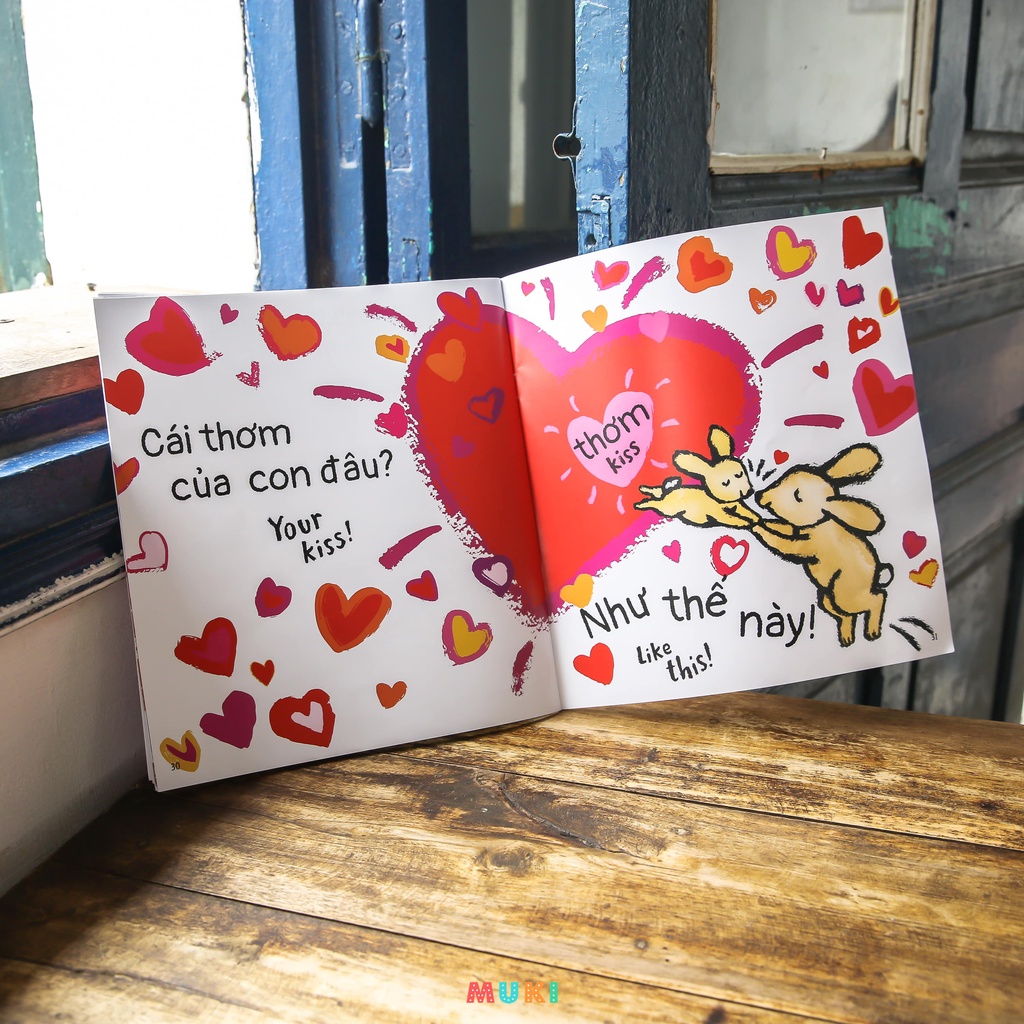 Sách Truyện Tranh Ehon Song Ngữ Anh - Việt: Ngủ Ngon Như Thế Này, Thật Là Tốt, Thơm Như Thế Này ,Chào Như Thế Này
