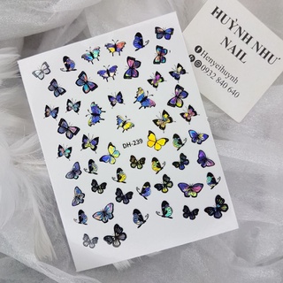 STICKER NAIL DÁN MÓNG B.ƯỚM - STICK 3D Lấp Lánh