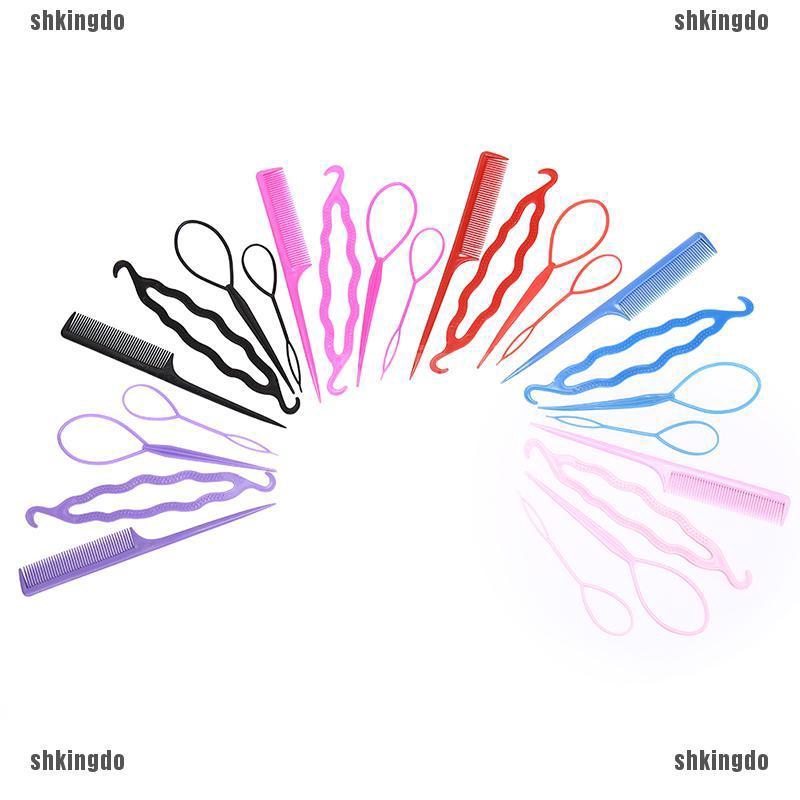 Set 4 dụng cụ tạo kiểu tóc tiện dụng bền bỉ