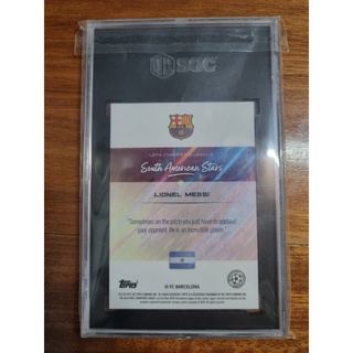 Thẻ cầu thủ Lionel Messi