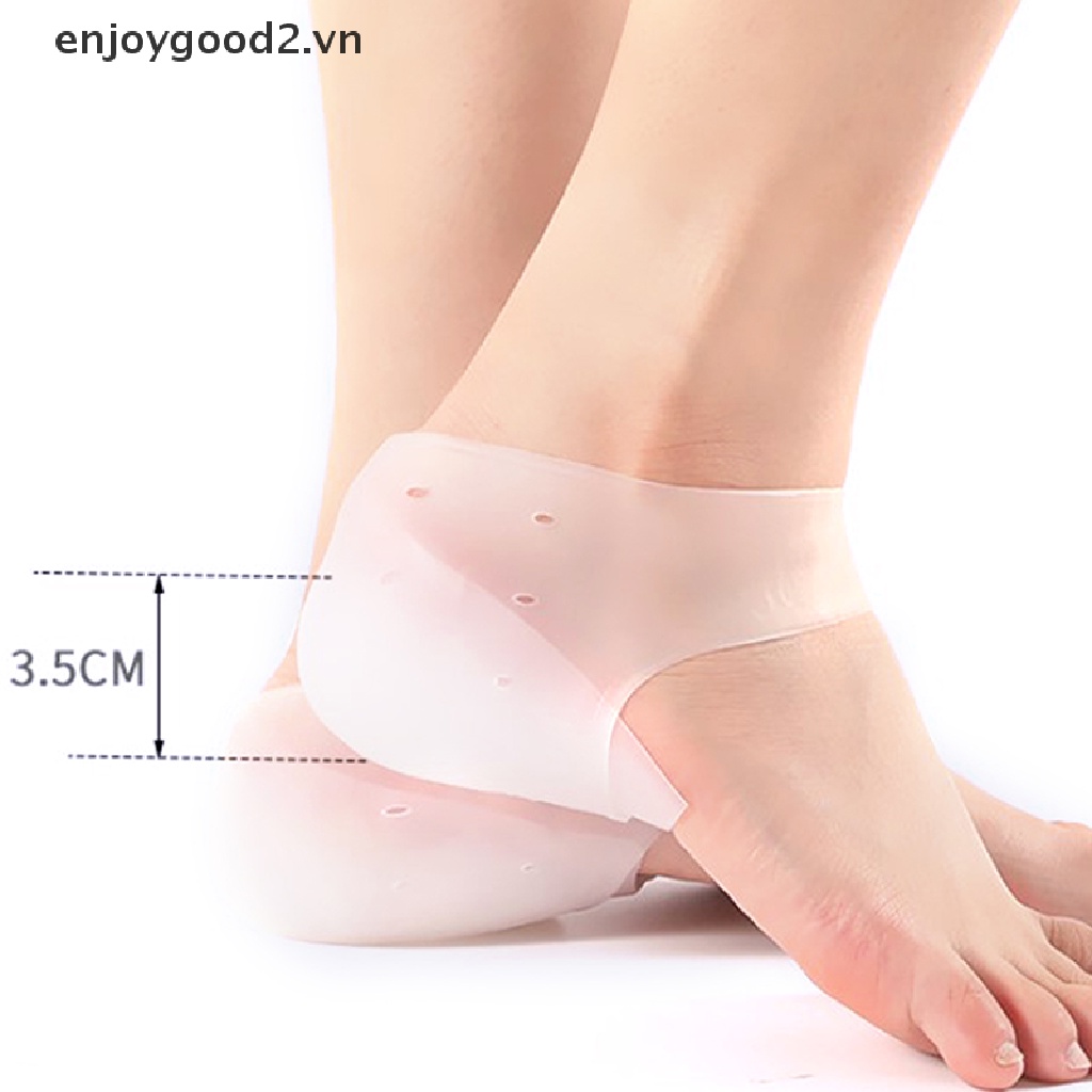 Cặp Miếng Lót Giày Tăng Chiều Cao Bằng silicone Chất Lượng Cao