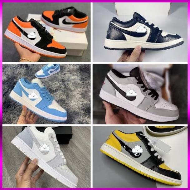 Giày Air Jordan Low cổ thấp, JD1 thấp cổ các màu cơ bản siêu hot dễ phối đồ. [Snearker34]