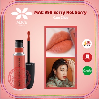 [Sỉ] Son kem MAC chính hãng More the mehr-ier , Devoted to chili, over the taupe, sorry not sorry và 5 màu hot nhất 2021