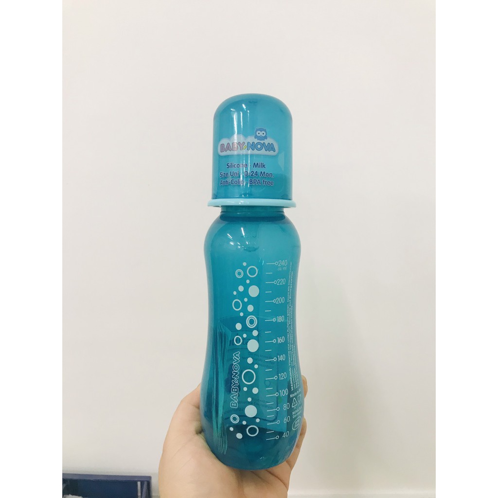 Bình Sữa Baby Nova Nhựa PP 250ml cho Bé