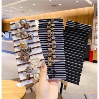 Set dây 60 cái chun buộc tóc nhiều hình mẫu khác nhau cho chị em-giadungxinhshop