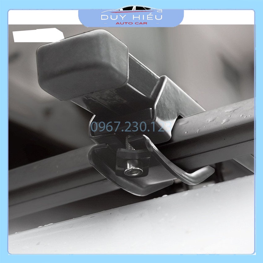 Hai thanh giá nóc ngang ô tô chở hàng, thanh baga mui chất liệu kim loại chịu được tải trọng lớn