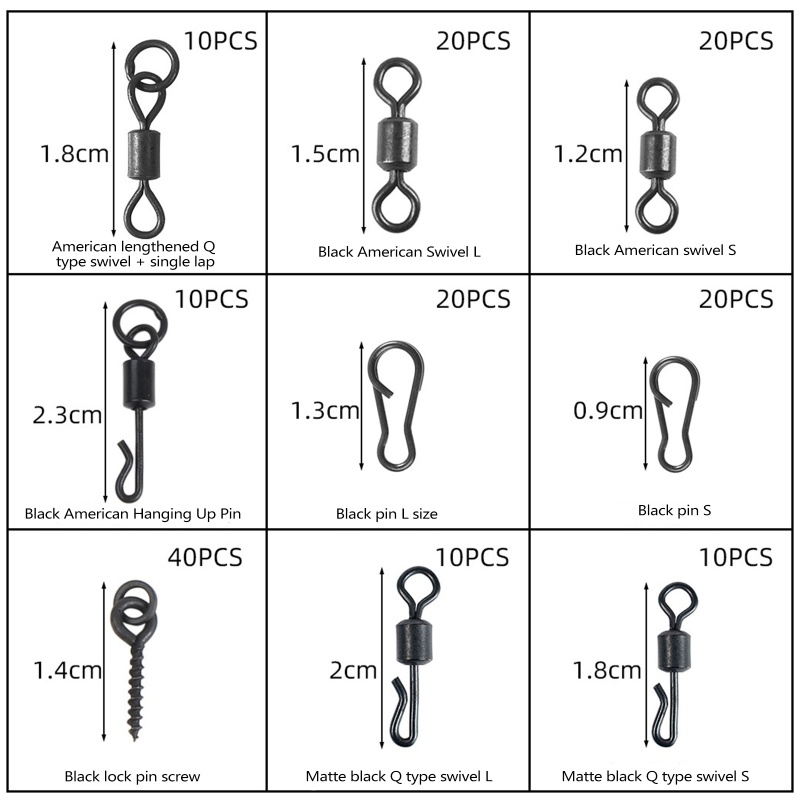 Set 420 Phụ Kiện Câu Cá Chuyên Dụng Chất Lượng Cao