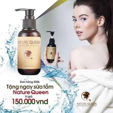 Dầu gội, xả & sữa tắm Nature Queen hàng xuất khẩu - 100ML ( Chính hãng )