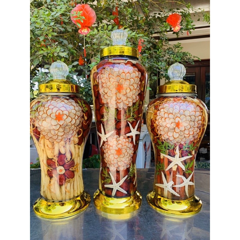 Sâm cau xếp hình bông hoa