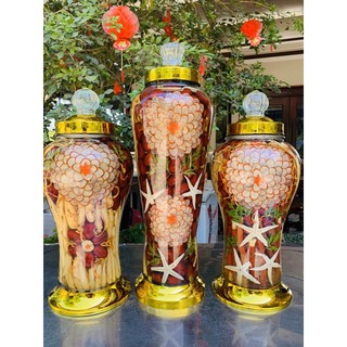 Sâm cau xếp hình bông hoa