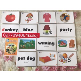 Flashcard GET READY FOR STARTER ép plastics bền đẹp