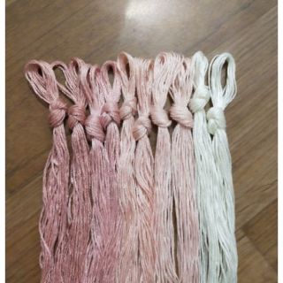 set 10 - 12- 30 tép chỉ thêu cotton làng nghề , mịn, dai, số 1