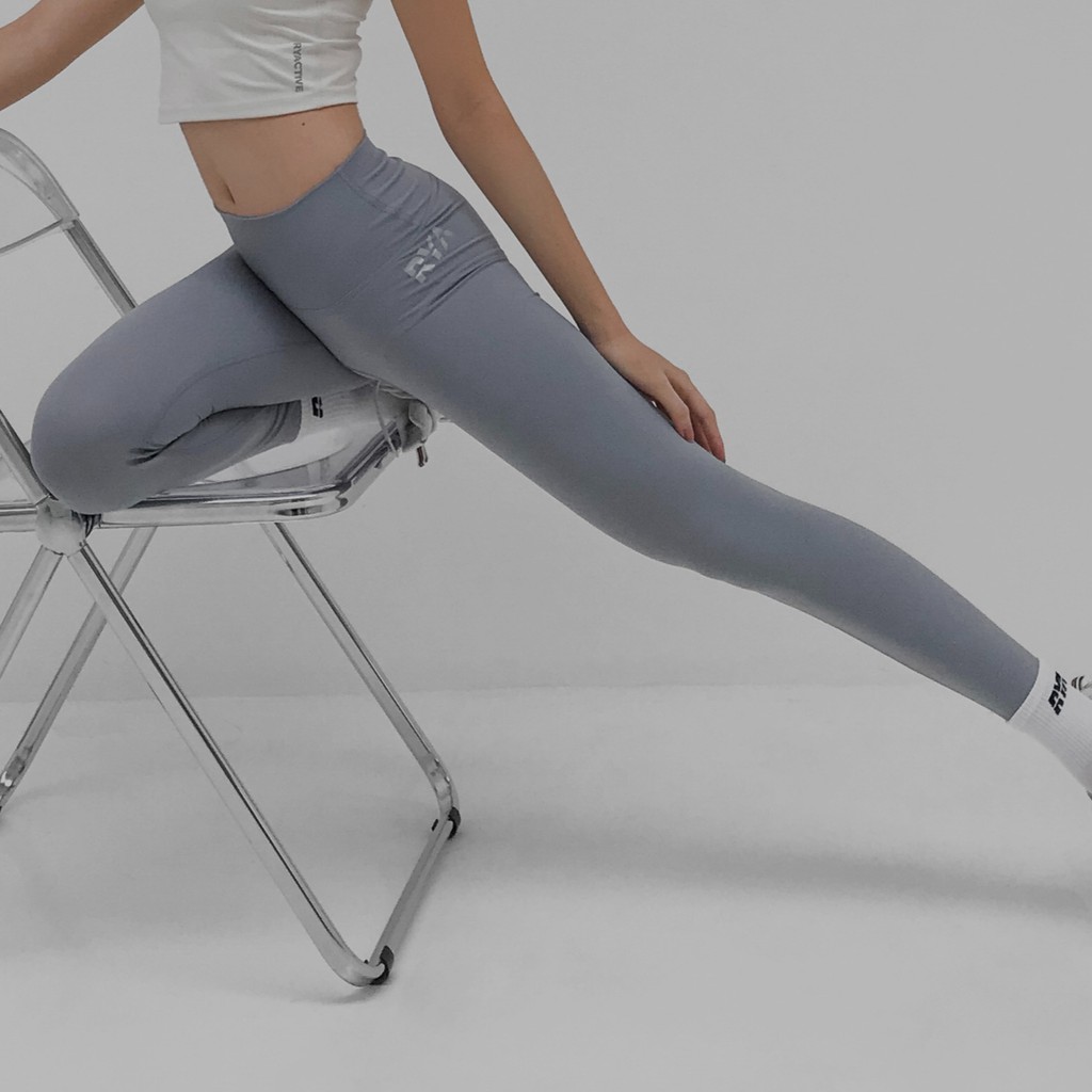 Quần tập yoga/thể thao lưng cao RYACTIVE - RYA Legging Ultimate Grey