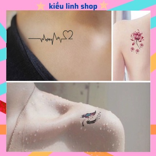 Set 30 miếng dán hình xăm độc đáo 1652 KIỀU LINH STORE
