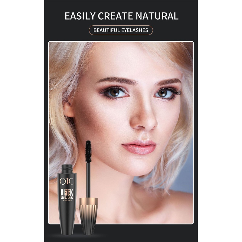 Mascara Sợi Tơ 4D Màu Đen Làm Dày Mi Chống Thấm Nước Thương Hiệu brroa