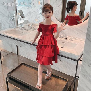 Bộ Váy Dạ Hội Hở Vai Thời Trang 2019 Dành Cho Bé Gái