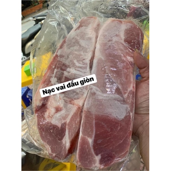 1kg nạc vai đầu giòn đóng hút chân không