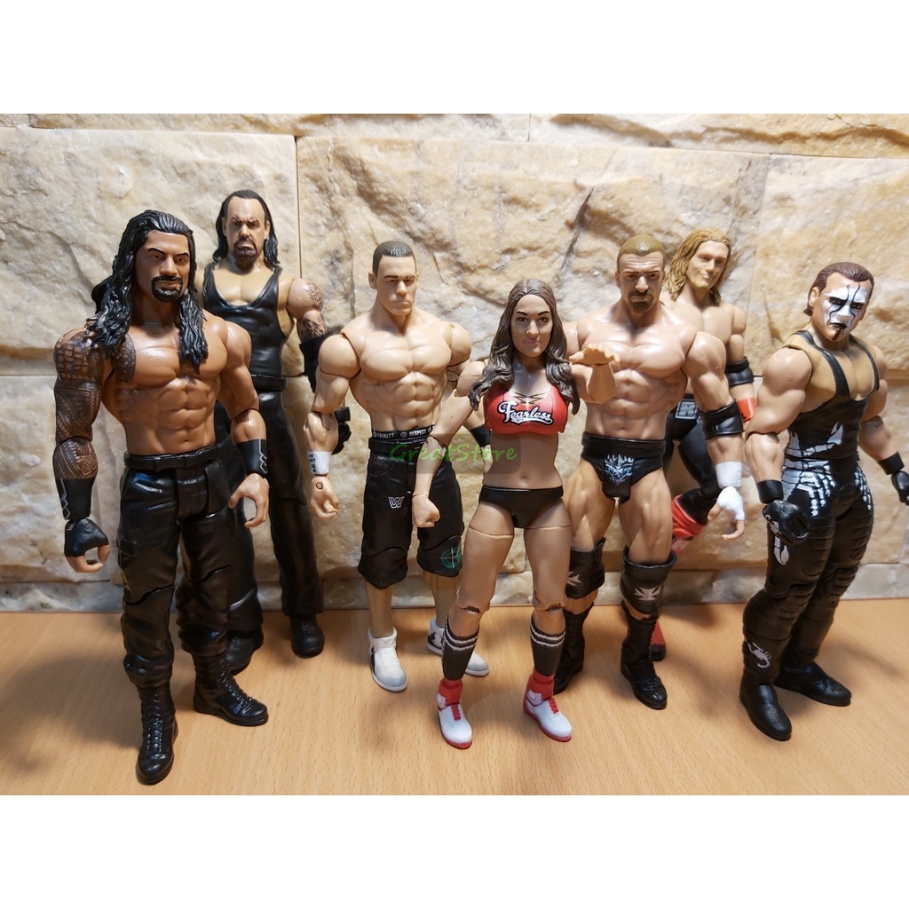 MÔ HÌNH VÕ SĨ ĐẤU VẬT WWE CỬ ĐỘNG ĐƯỢC 17 - 19 cm