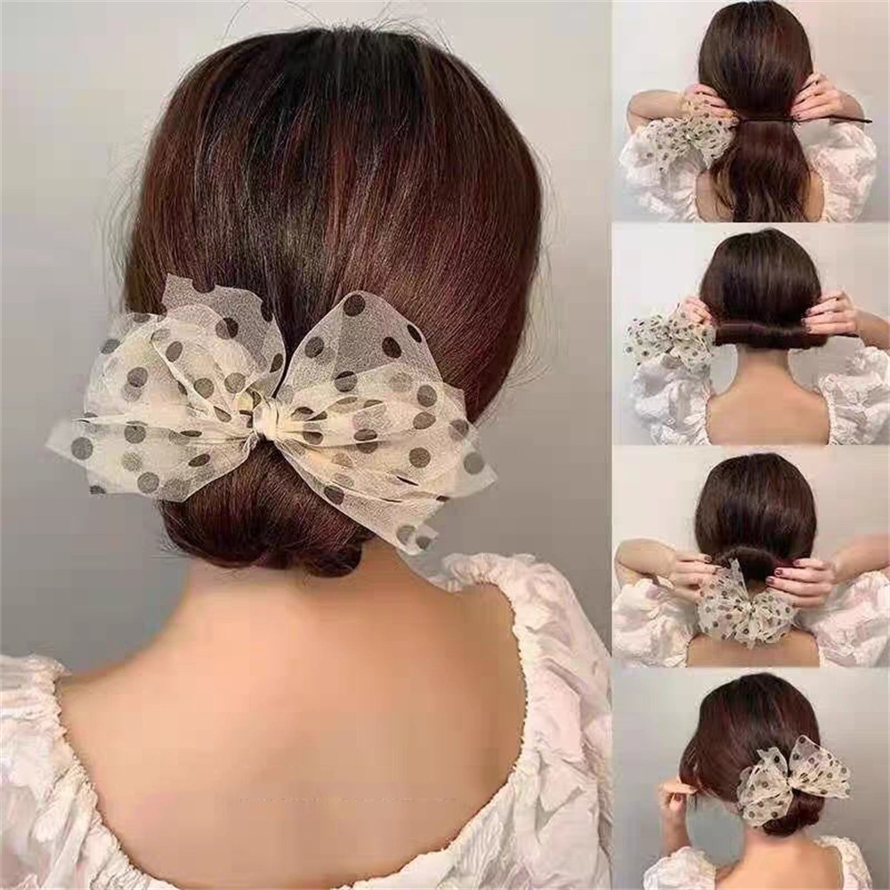 Trâm Cài Tóc Đính Nơ Thời Trang Cho Nữ