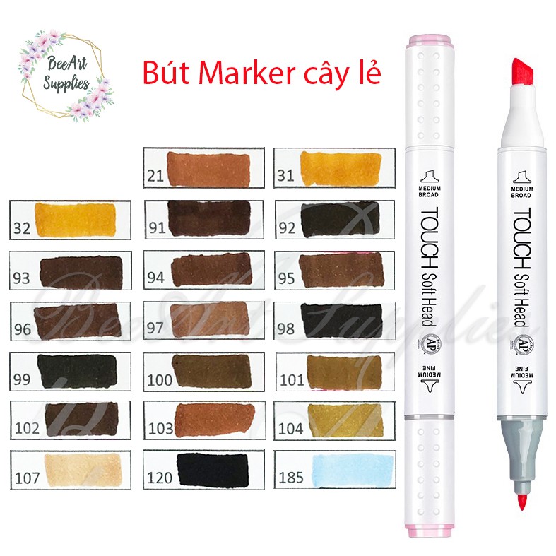 Bút Marker Cây lẻ - Touch Soft - Gam Nâu ( 10k/ cây ) - Page 7