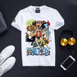 HOT Áo One Piece chất cotton màu trắng cực chất cực đẹp - Luffy đen trắng chất