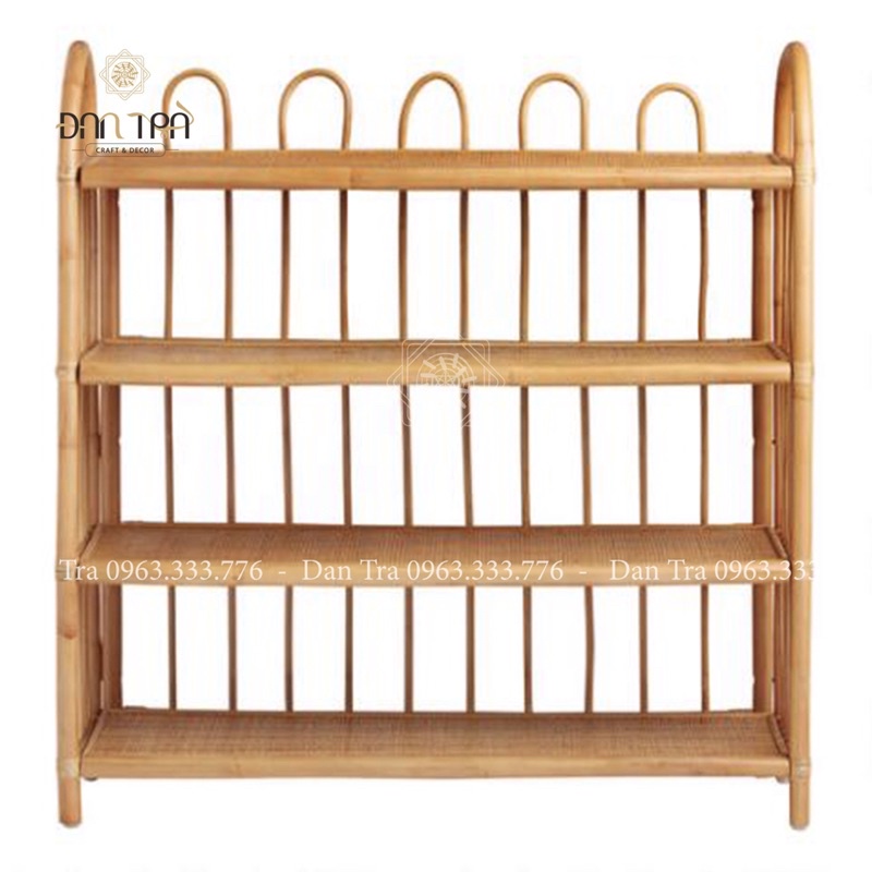 Kệ Mây Đựng Sách, Kệ Tủ Mây Tre Decor Phòng Giá Rẻ, Xưởng Mây Tre ĐAN TRÀ, Nội Thất Decor Trang Trí