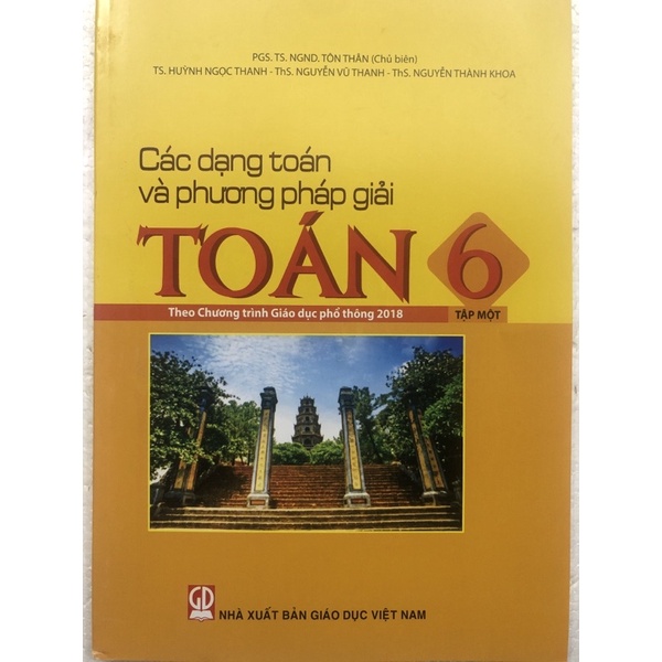 Sách - Các dạng toán và phương pháp giải Toán 6 Tập 1