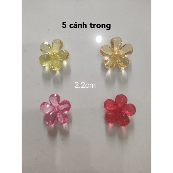Hoa mai 5 cánh trong ngang 2.2cm.