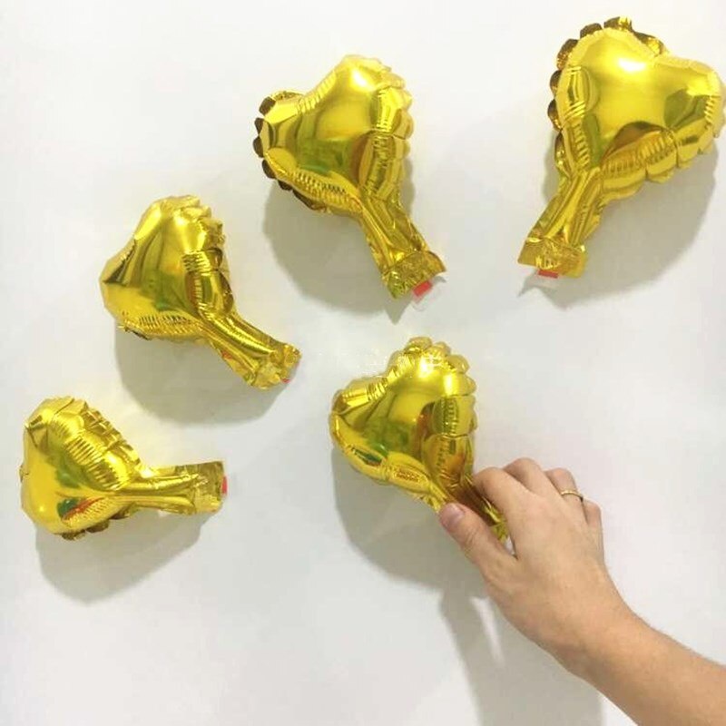 Set 50 Bong Bóng Nhôm 5 inch Hình Ngôi Sao/Trái Tim Trang Trí Tiệc Cưới/Sinh Nhật