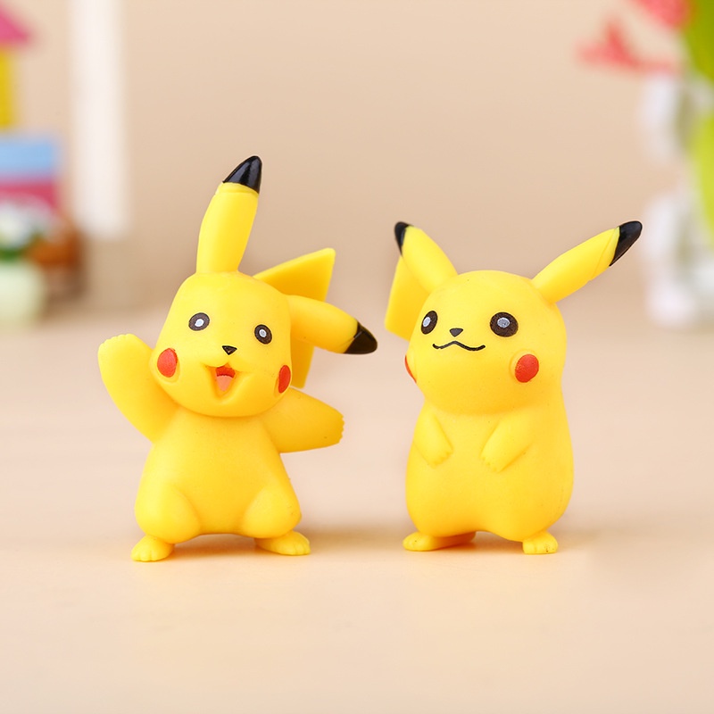 Set 6 mô hình PIKACHU chất liệu PVC đặc ruột dễ thương cute TooYoo TY0149