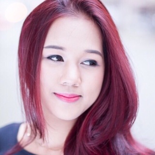 Thuốc nhuộm tóc màu tím đỏ