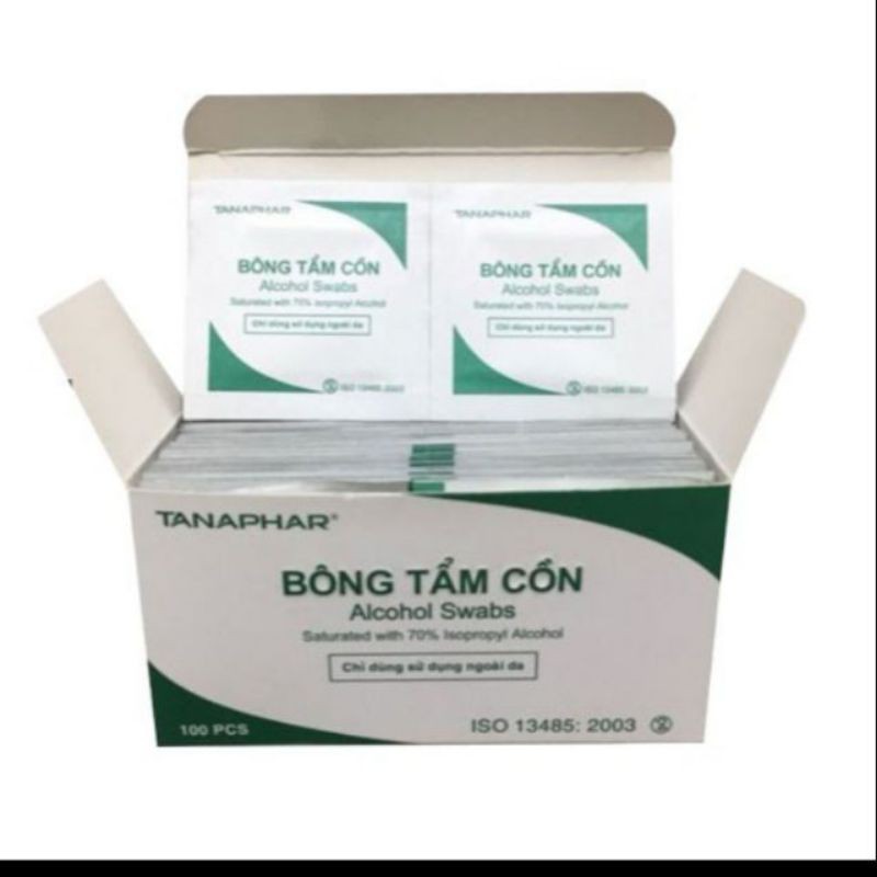 Bông tẩm cồn tiệt trùng Alcohol Pads Nurse quick