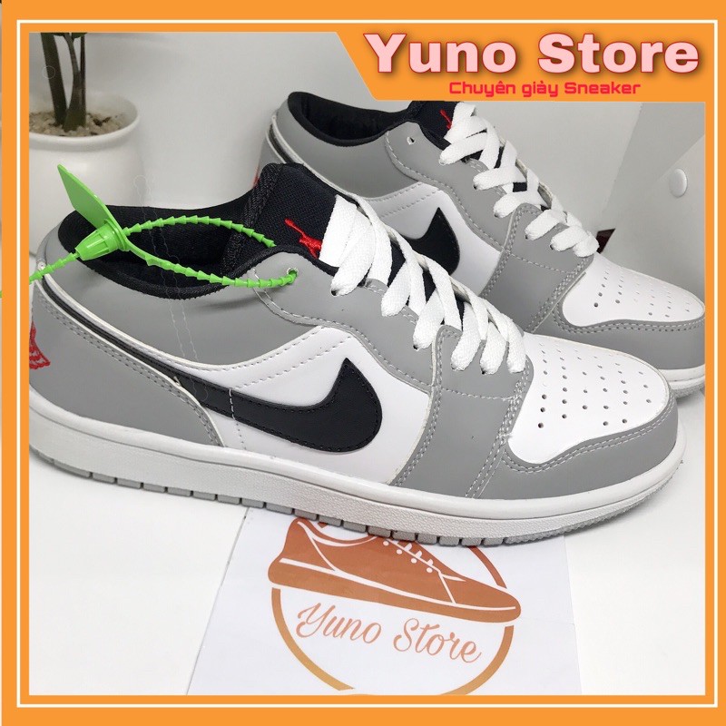 [ Hot Trend ] Giày Thể Thao Sneaker J D xám cổ thấp cao cấp - Yuno Store
