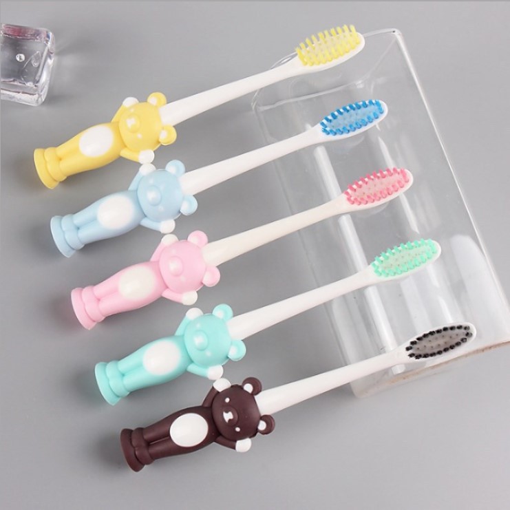 Bàn Chải Đánh Răng Trẻ Em Hình Thú-Sét 4 Chiếc Bàn Chải