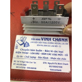 2 Con Cầu đi ốt 50A 5 chân 3 pha