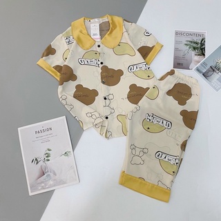 Bộ Pyjama Lụa Mang mềm mịn, Bộ mặc nhà siêu xinh