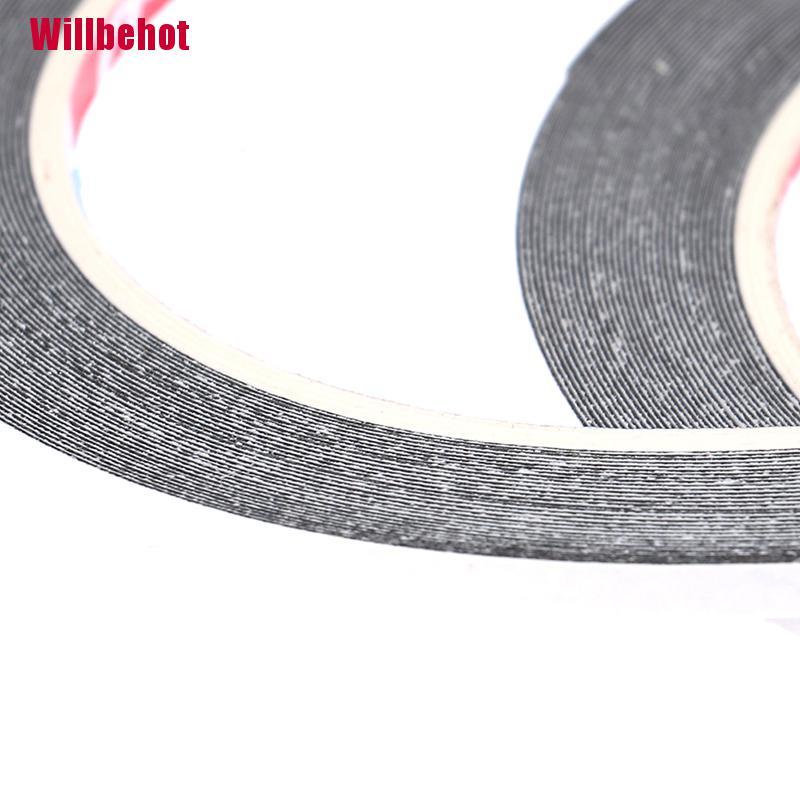 Băng keo 2 mặt dài 10m rộng 2/ 3 mm dán màn hình điện thoại tiện dụng