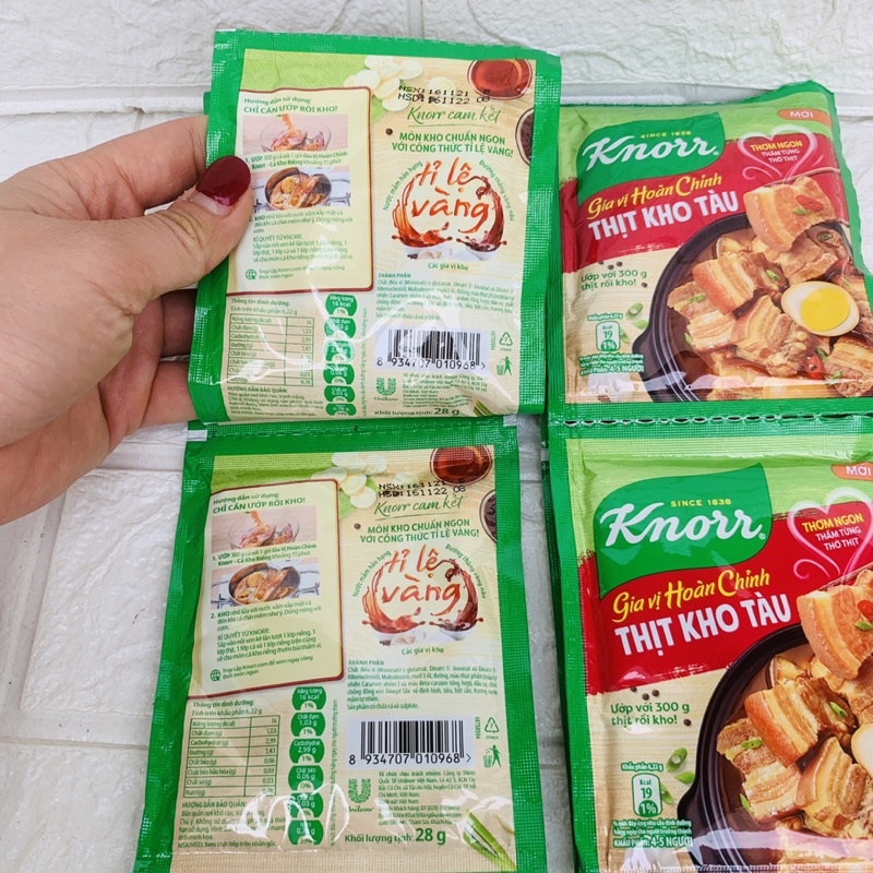 CÁ KHO RIỀNG/THỊT KHO TÀU KNORR 28F