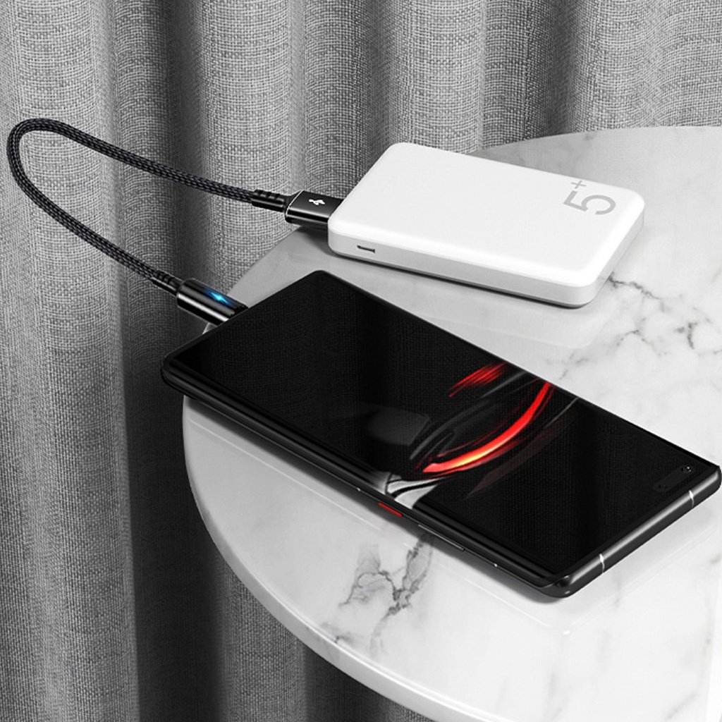 Dây cáp sạc GUUGEI USB Type C 25cm 2.4A chuyên dụng cho Huawei Android chất lượng cao