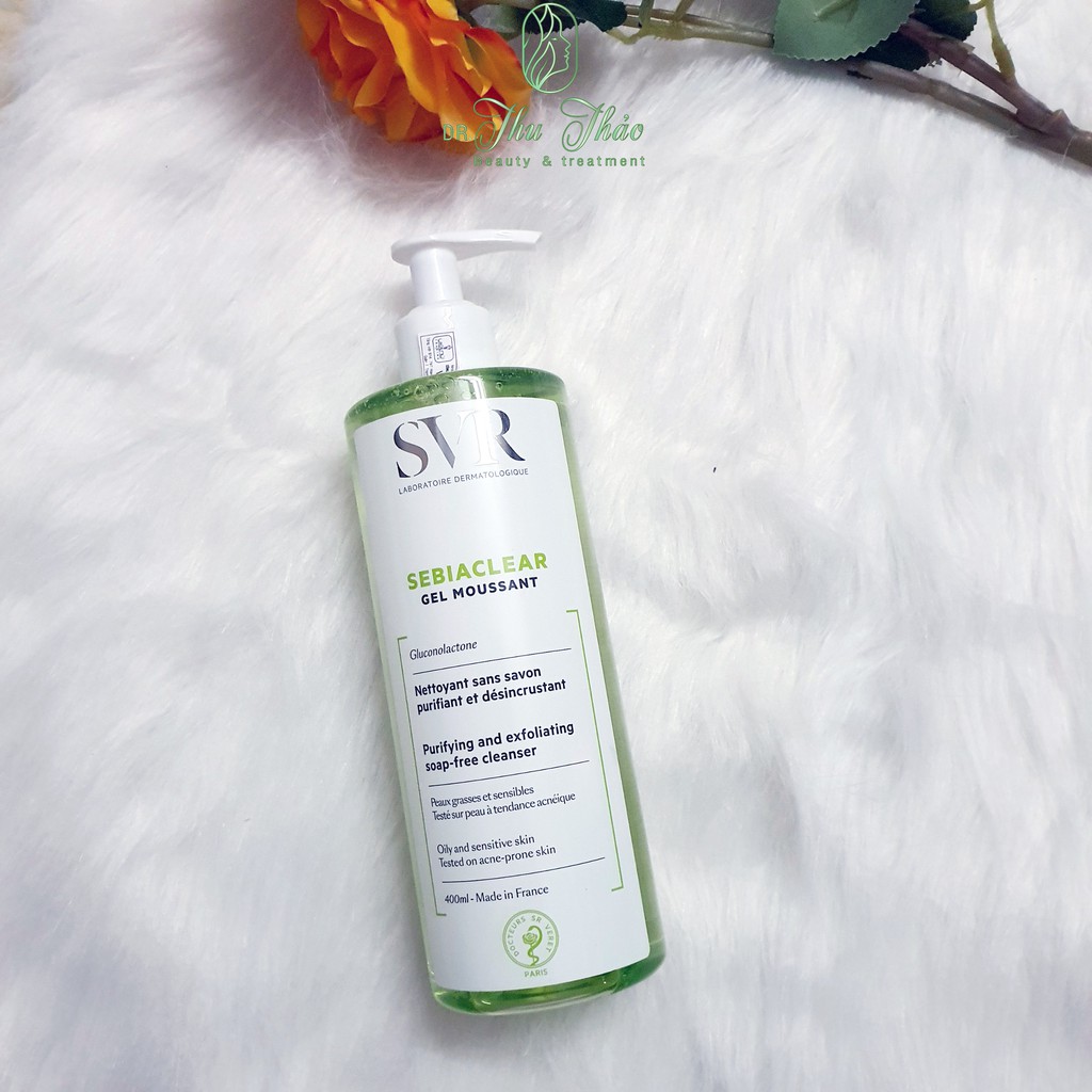 Sữa Rửa Mặt SVR Gel Moussant Cho Da Dầu Mụn & Da Nhạy Cảm 55ml, 200ml, 400ml | BigBuy360 - bigbuy360.vn
