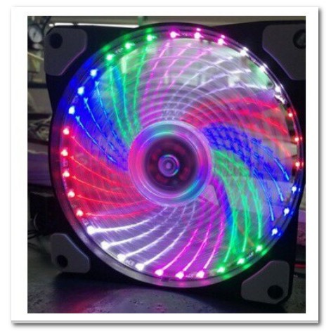 Fan Case 33 Led 5 Màu, Quạt Làm Mát Cpu, 12cm