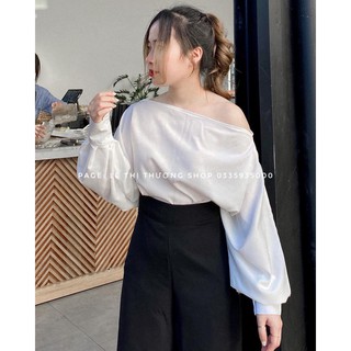 💯☀️ ÁO LỆCH VAI TAY BỒNG