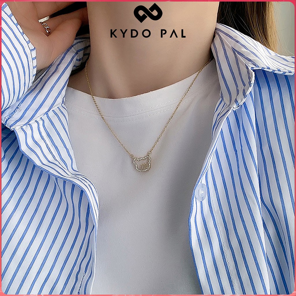 Vòng cổ nữ cá tính dây chuyền bạc 925 thời trang hàn quốc choker MCK36 - KYDO PAL Trang sức phụ kiện