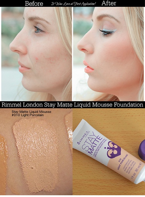 Kem nền Rimmel Stay Matte Liquid Mousse Foundation