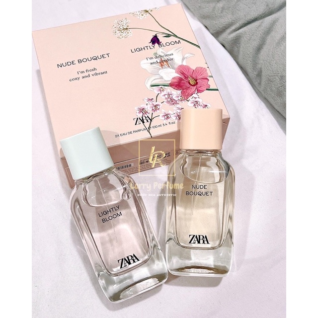 Set Nước Hoa Nữ Cao Cấp Z.a.r.a Nude Bouquet + Lightly Bloom EDP
