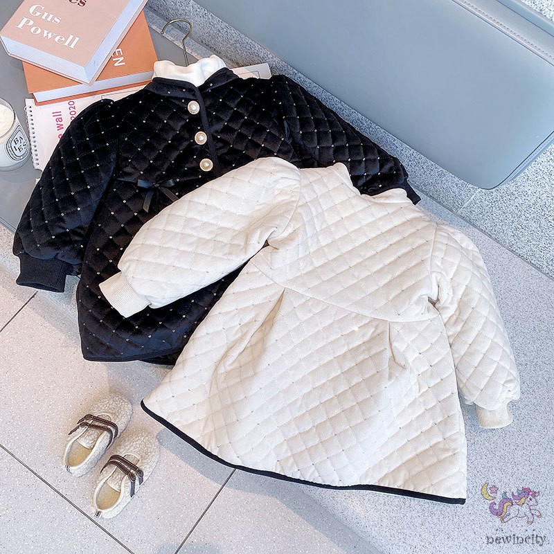 Áo khoác lông phong cách Hàn Quốc xinh xắn cho bé