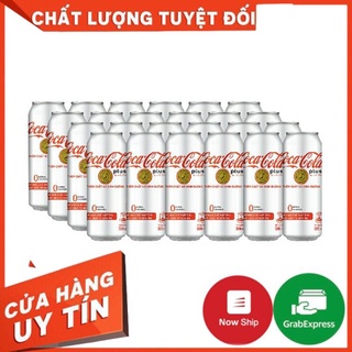 Thùng 24 lon nước ngọt Coca Cola Plus 320ml - Coke Plus Foshu - Bổ sung chất Xơ - Hạn chế hấp thu chất béo