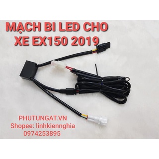 Mạch bật tắt bi led bi titanblack cho xe ex 150 2019