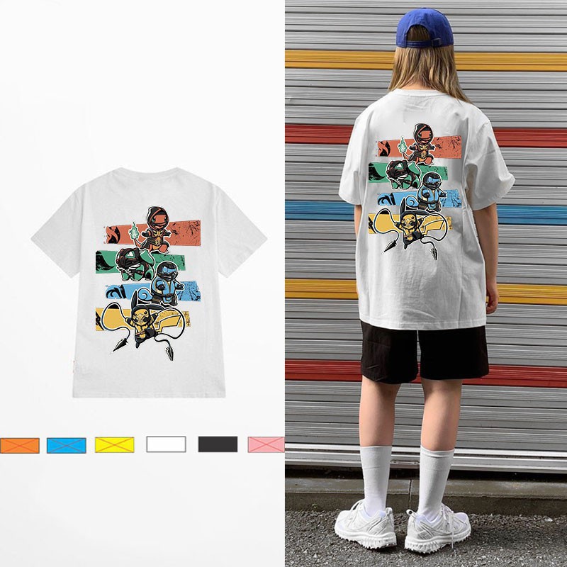 Áo Phông Nam Nữ Tay Lỡ Áo Phông Hoạt Hình Pokemon Phong cách Nhật BảnBN Fashion - Thời Trang Unisex